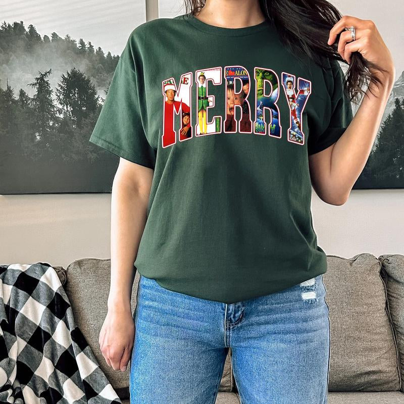 Merry Christmas Movie Sweatshirt, Retro Christmas, Christmas Characters, Christmas Sublimation, Funny Christmas, Tshirt