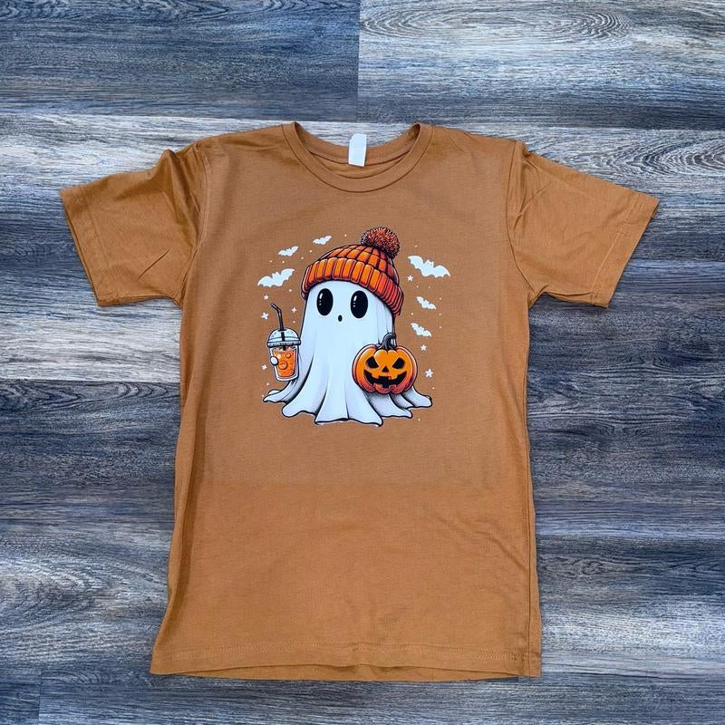 Halloween Ghost Ghostie Fall Tshirt Unisex Man Menswear