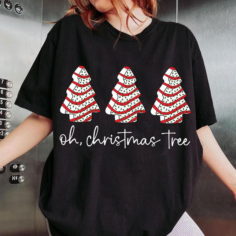 Oh Christmas Tree Shirt, Tree Christmas Sweatshirt, Funny Christmas Sweatshirt, Christmas Cake, Retro Christmas Shirt, Christmas Shirt