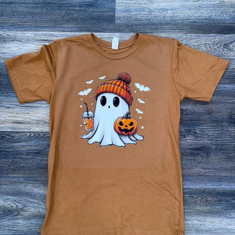 Halloween Ghost Ghostie Fall Tshirt Unisex Man Menswear