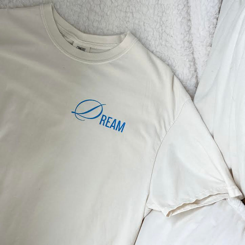 Dream until It'S Your Reality Graphic T-Shirt, so Blooming Co., Mental Health Awareness Shirt, Trendy Graphic Tee, Self Love T-Shirt, Comfort Colors Tee, Positive Message Tee, Oversized T-Shirt, Women T-Shirt