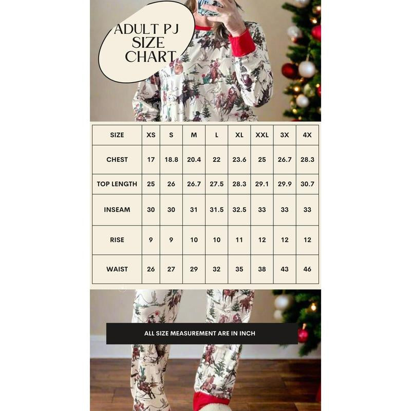 Family Blue Christmas Pajamas β Cowboy Santa Pjs, Western Holiday Pajamas