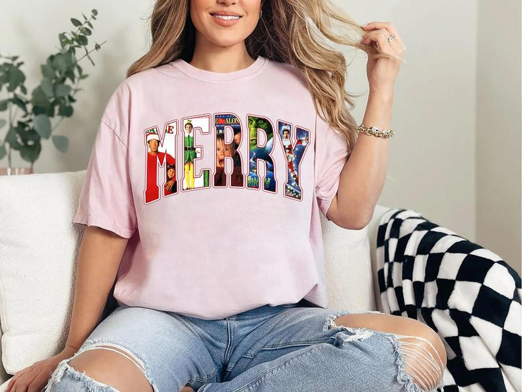 Merry Christmas Movie Sweatshirt, Retro Christmas, Christmas Characters, Christmas Sublimation, Funny Christmas, Tshirt