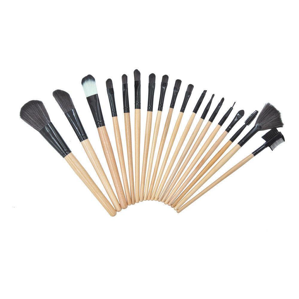 18 Pcs Makeup Brushes Set Powder Foundation Eyeshadow Brushes ( Pouch Bag)