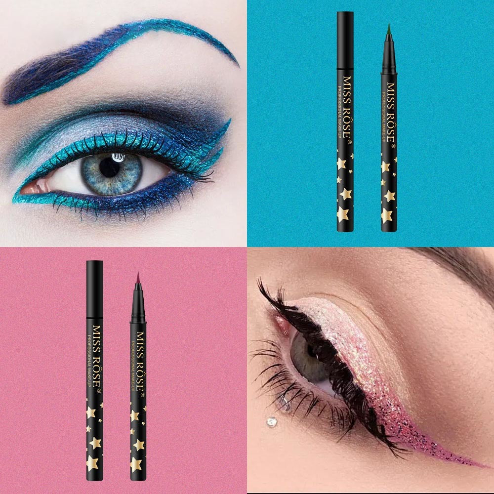 Coloured Eyeliner Pencil Waterproof Non-Smudging Long Lasting Eyeliner
