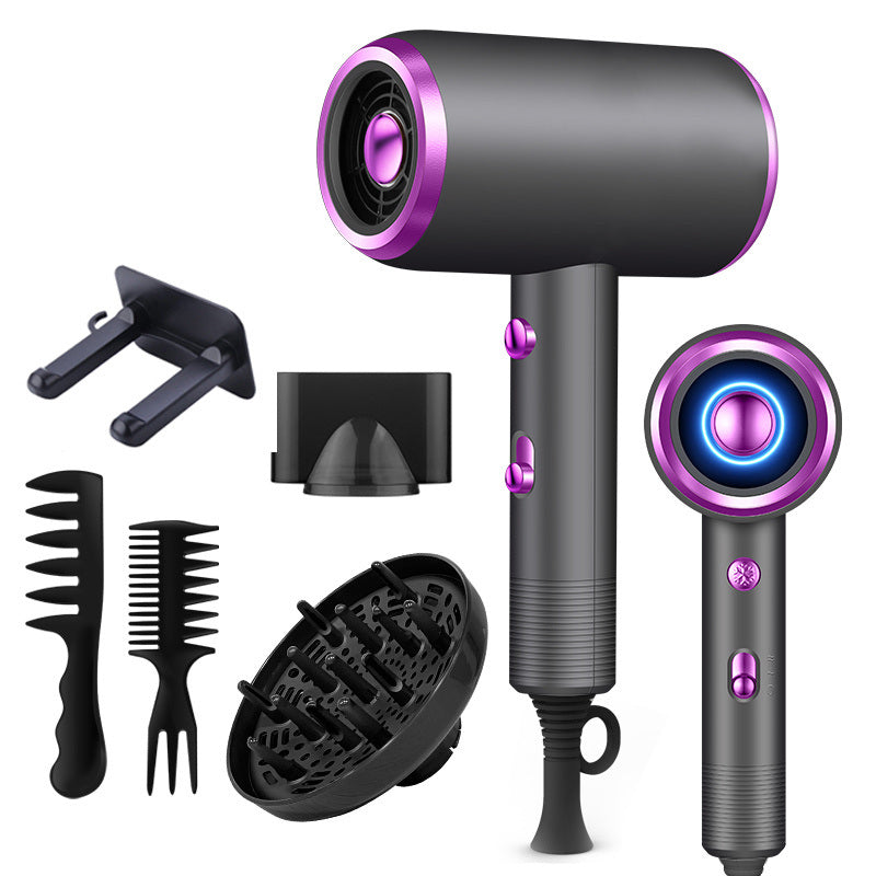 Hair Dryer; Blow Dryer With Diffuser 2023 Updated 1800w; Ionic For Women Curly 4c Thick Hair Pink