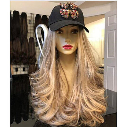 Front Wig Synthetic Realistic Wavy Glueless Hair Replacement Wigs