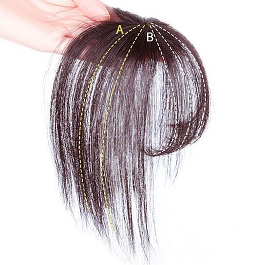 Fashion 3D Air Fringe Ultra-thin Seamless Fake Bang Wig Hair Extension Hairpiece