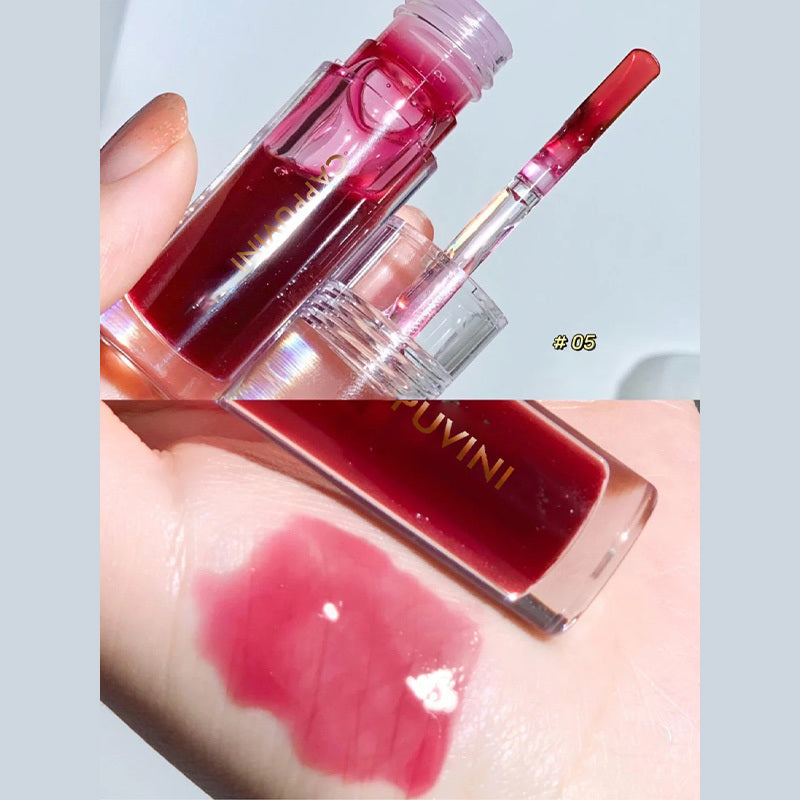 1/3Pcs Transparent Lip Gloss Crystal Jelly Mirror Liquid Lipstick Glitter Clear Moisturize Lip Tint Cosmetic For Lip Makeup Base