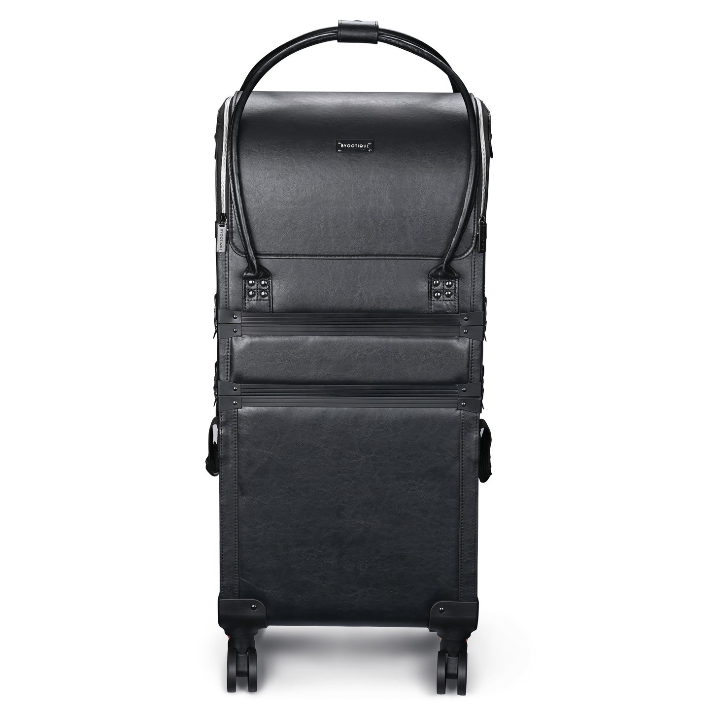 3 in 1 Rolling Makeup Case black