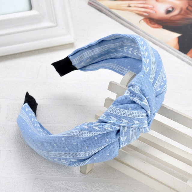 Wide Top Knot Hair Bands For Women Headdress Solid Color Cloth Headband Bezel Girls Hairband Hair Hoop Female Hair Accessories