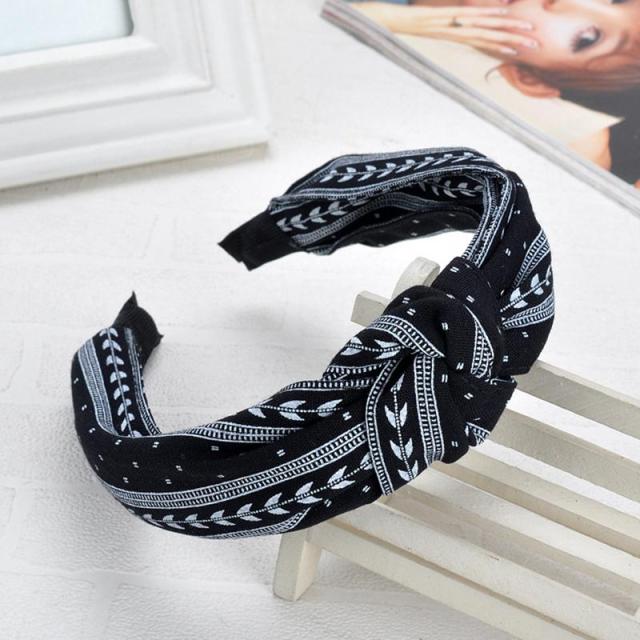 New Women Headband Twist - Girl Bows Cross Turban Hairbands Headwear