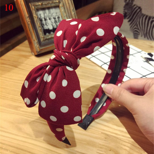 New Women Headband Twist - Girl Bows Cross Turban Hairbands Headwear