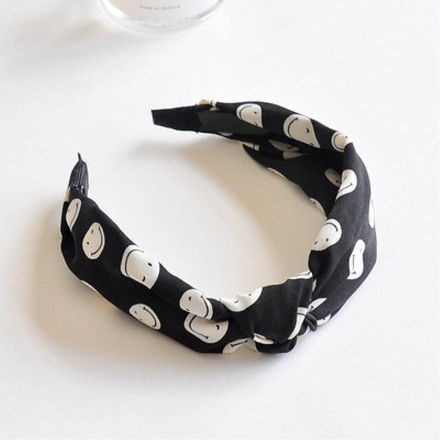 New Women Headband Twist - Girl Bows Cross Turban Hairbands Headwear