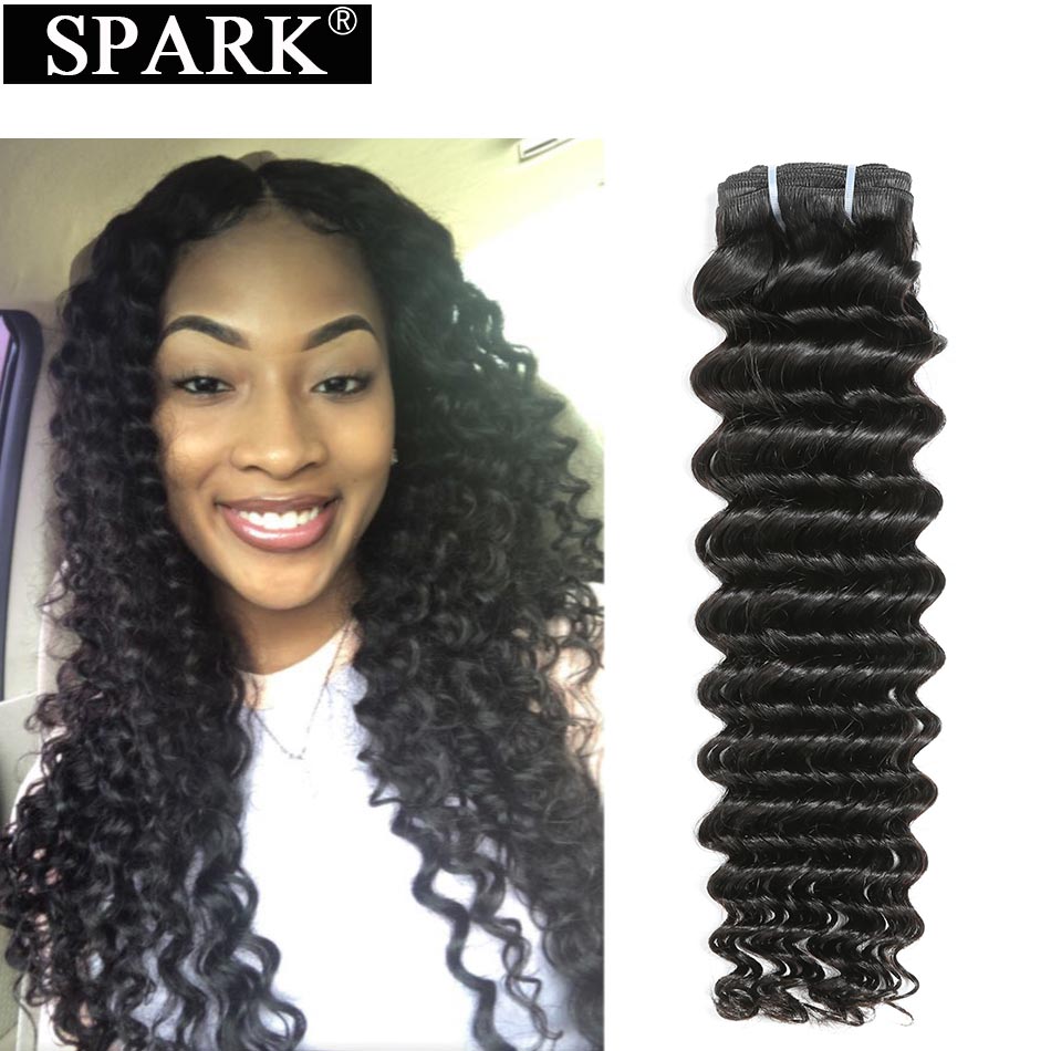 Spark Three Tone Ombre Brazilian Deep Wave Human Hair