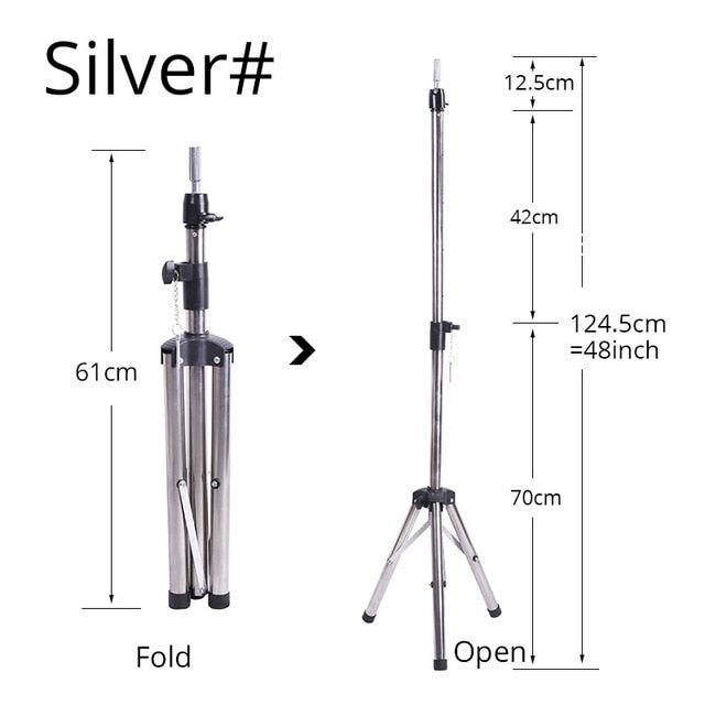 Manikin Head Tripod Hairdressing Stand