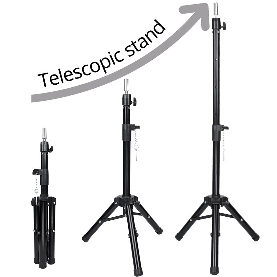 125Cm Adjustable Tripod Stand For Mannequin Head