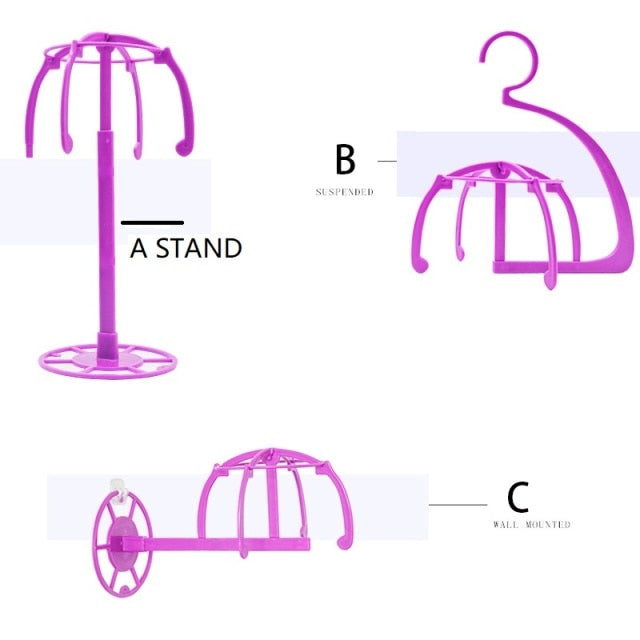 Multifunctional Adjustable Wig Stands