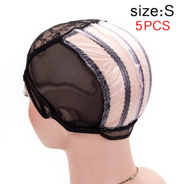 5-10Pcs Wig Cap With Adjustable Wig Net