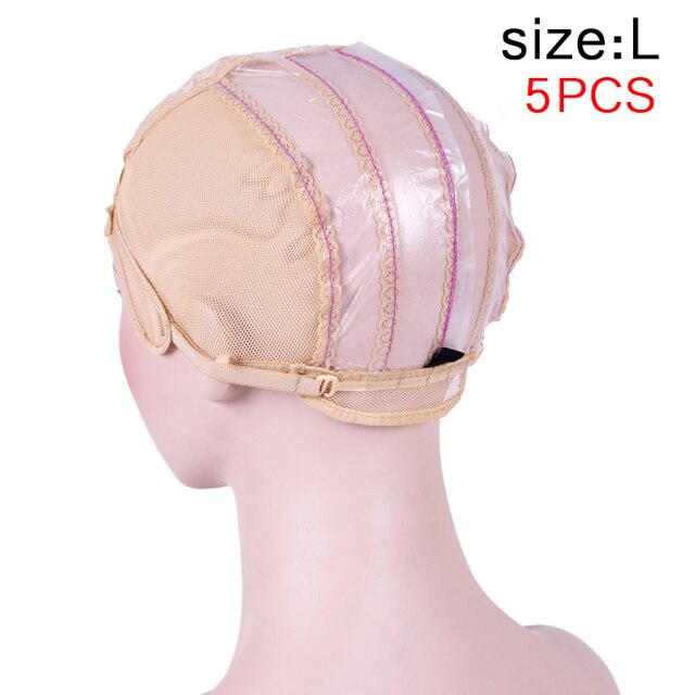 5-10Pcs Wig Cap With Adjustable Wig Net