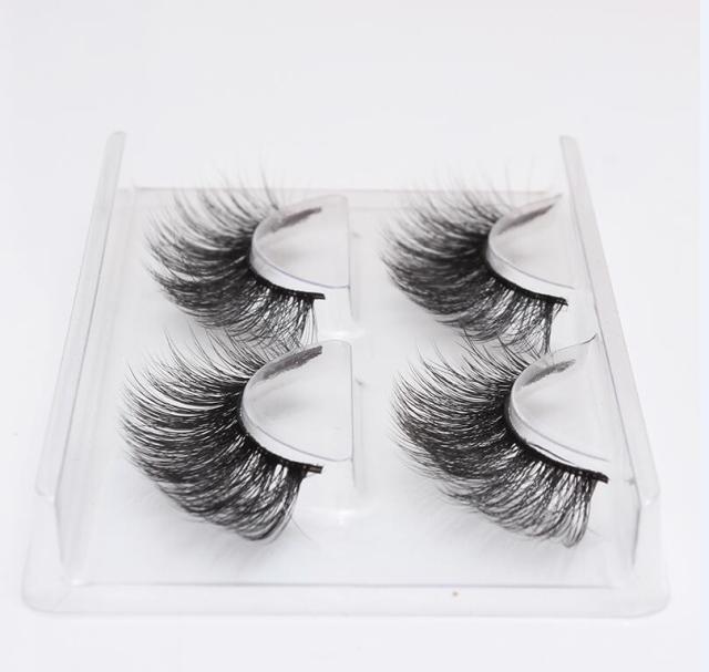 HBZGTLAD 2/5/8 Pairs 3D Mink Hair False Eyelashes Natural/Thick Long Eye Lashes Wispy Makeup Beauty Extension Tools