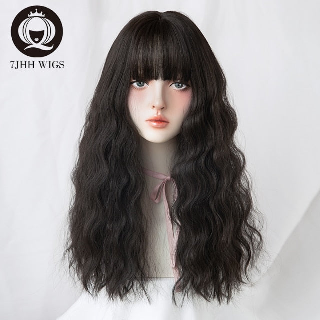 Long Omber Brown Hair Layered Heat Resistant Cosplay Party Synthetic Wig