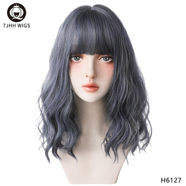 Long Omber Brown Hair Layered Heat Resistant Cosplay Party Synthetic Wig