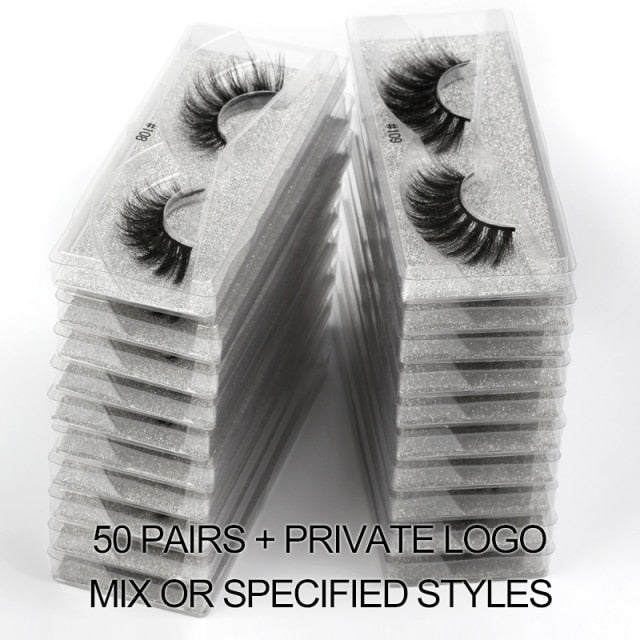 Wholesale Eyelashes 4/20/50/100 PCS 3d Mink Lashes