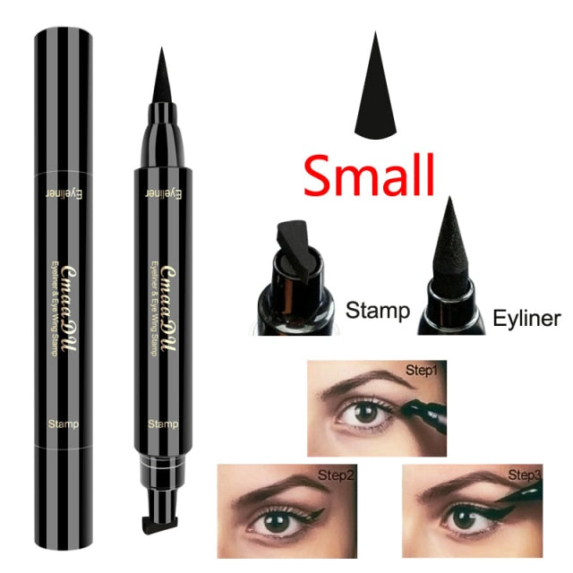 Double head Black Long Lasting EyeLiner Pencil