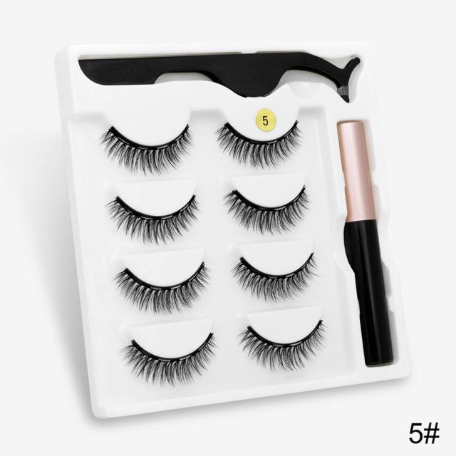 3D Mink Eyelashes with Magnetic Eyeliner