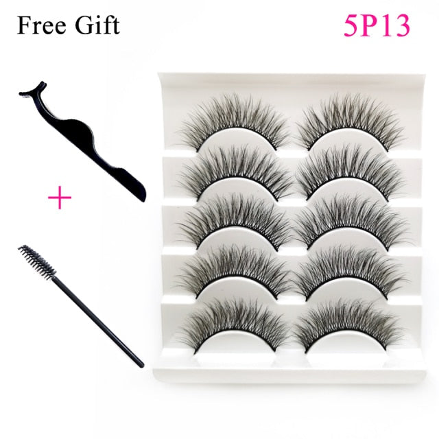 3D Mink Fluffy lashes Set For Wholesale