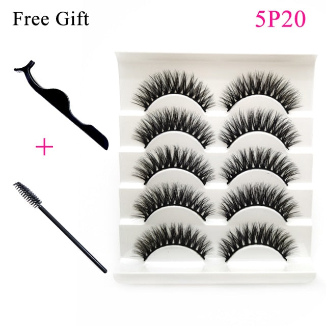 3D Mink Fluffy lashes Set For Wholesale