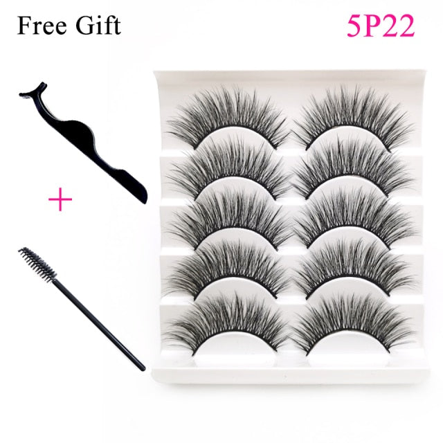 3D Mink Fluffy lashes Set For Wholesale