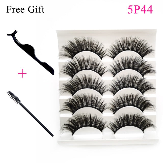 3D Mink Fluffy lashes Set For Wholesale