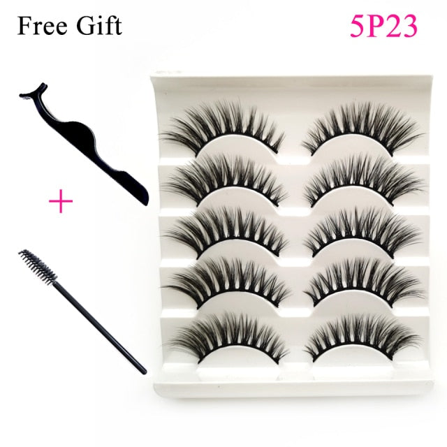 3D Mink Fluffy lashes Set For Wholesale