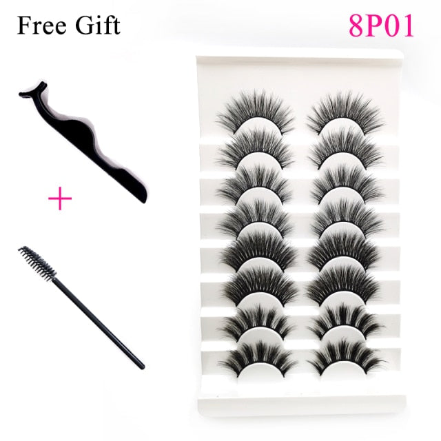 3D Mink Fluffy lashes Set For Wholesale