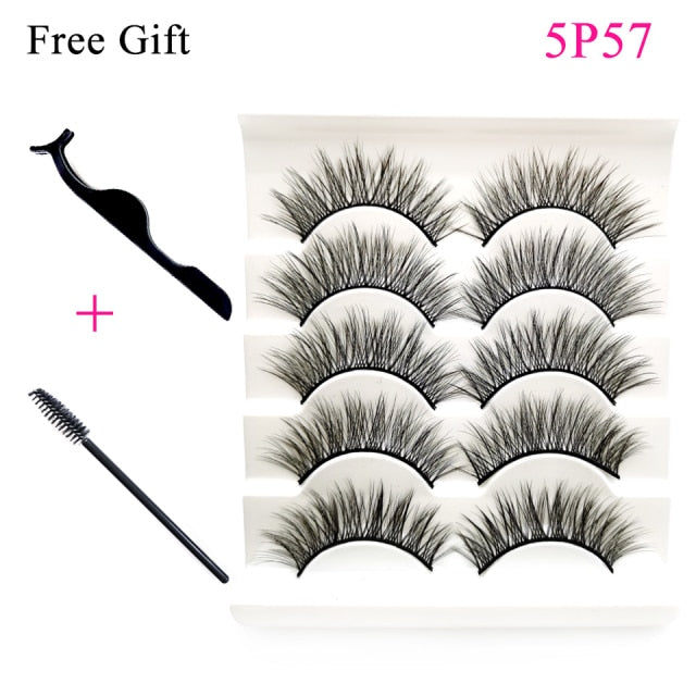 3D Mink Fluffy lashes Set For Wholesale