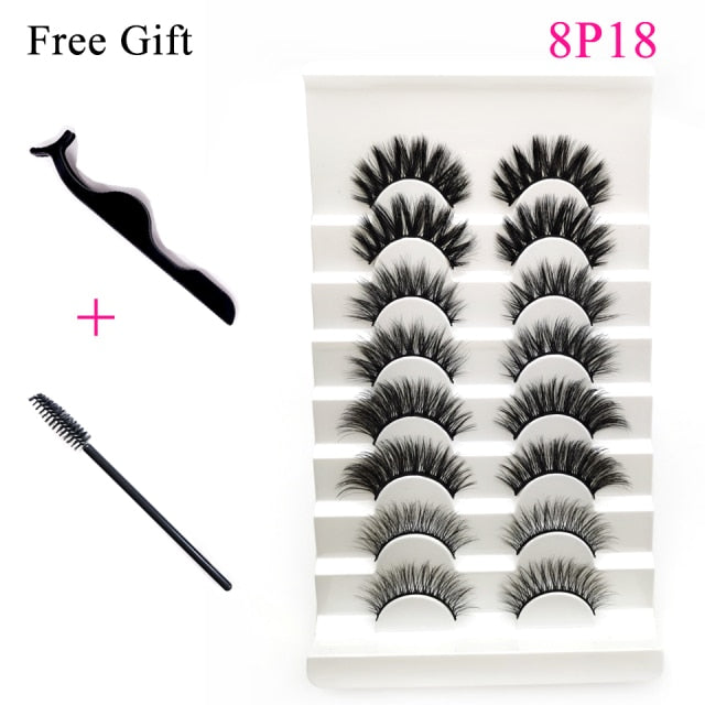 3D Mink Fluffy lashes Set For Wholesale