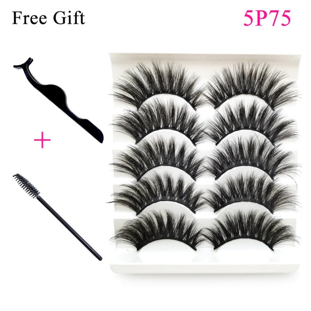 3D Mink Fluffy lashes Set For Wholesale