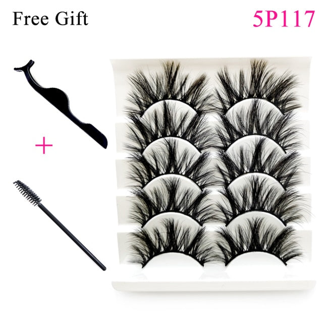 3D Mink Fluffy lashes Set For Wholesale