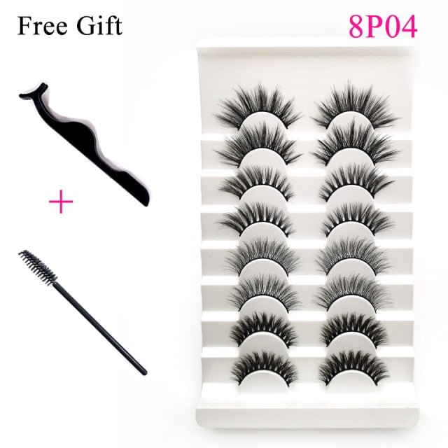 3D Mink Fluffy lashes Set For Wholesale