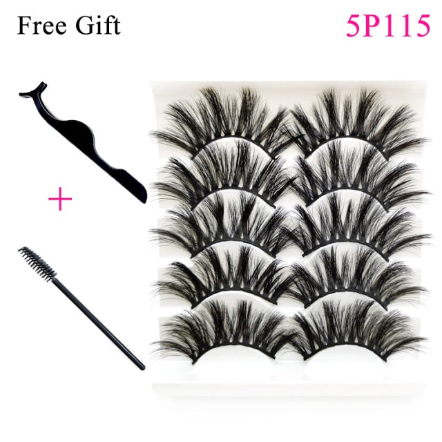 3D Mink Fluffy lashes Set For Wholesale