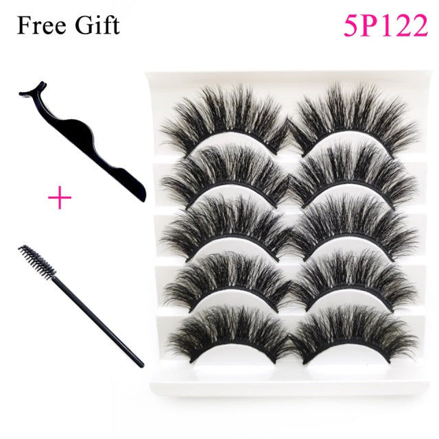 3D Mink Fluffy lashes Set For Wholesale