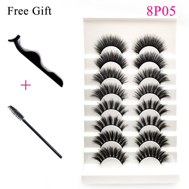 3D Mink Fluffy lashes Set For Wholesale