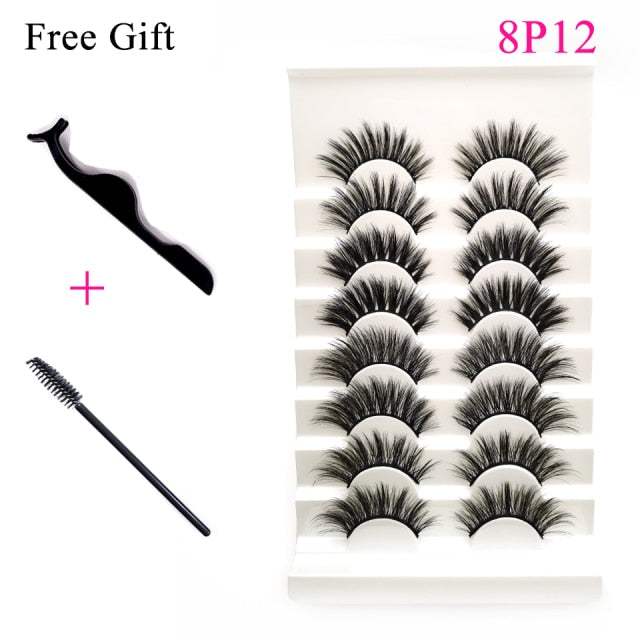 3D Mink Fluffy lashes Set For Wholesale