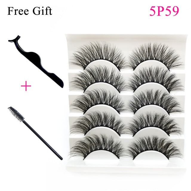 3D Mink Fluffy lashes Set For Wholesale