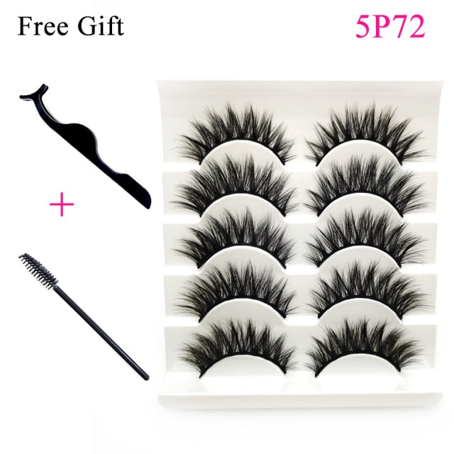 3D Mink Fluffy lashes Set For Wholesale