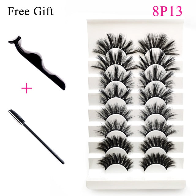 3D Mink Fluffy lashes Set For Wholesale