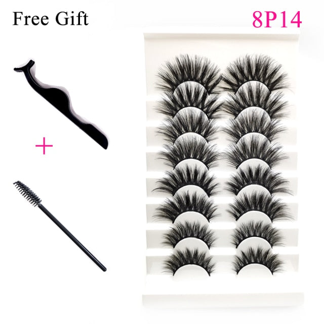 3D Mink Fluffy lashes Set For Wholesale