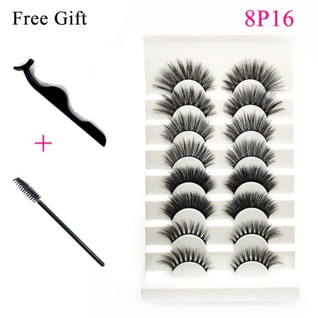 3D Mink Fluffy lashes Set For Wholesale